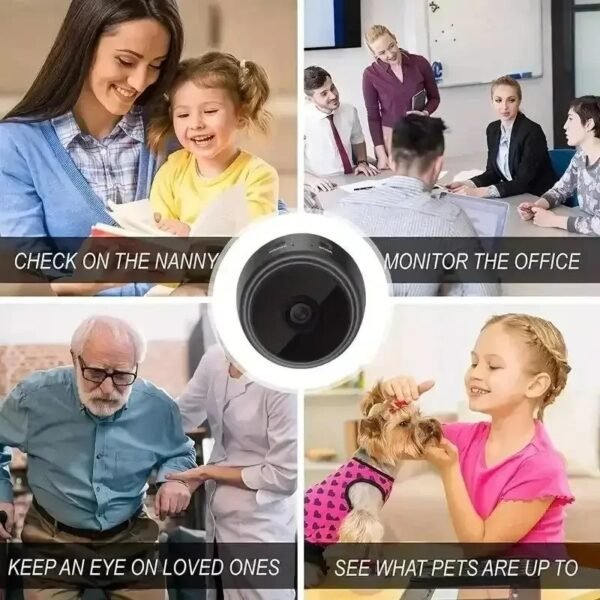 Minicámara inteligente A9 HD 720P, Monitor de seguridad para el hogar, IP, WiFi, aplicación remota móvil - Image 4