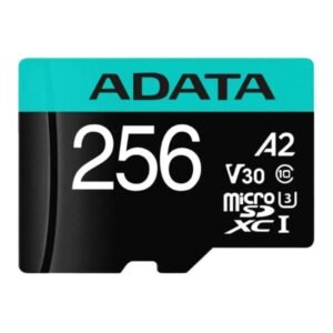 MEMORIA MICRO SDXC 256GB ADATA SPEED PLUS CON ADAPTADOR UD256GUI3V30A2SP-RA1