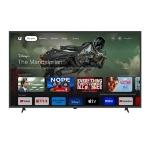 JVC televisor ISDBT 86" QLED 4K Frameless con google TV OS - LT-86KB738