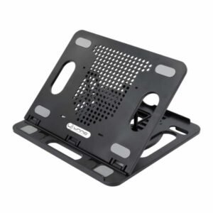 BASE ERGONÓMICA PARA LAPTOP UNNO TEKNO NC6115BK CON SOPORTE PARA CELULAR