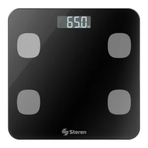 Báscula digital Bluetooth* con análisis corporal, hasta 180 kg Steren