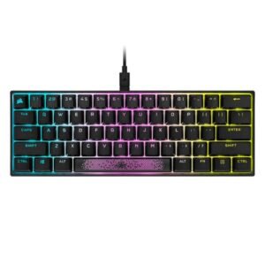 Teclado Gaming Corsair K65 Mecanico Usb Ingles Black Ch-9194014-Na