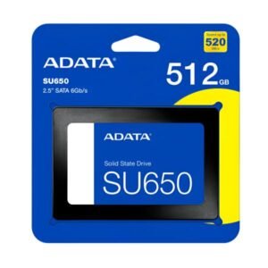 Hd Interno 512Gb 2.5 Solido Adata Asu650Ss-512Gt-R