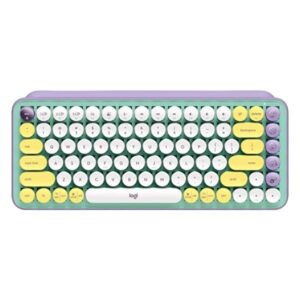 Teclado Logitech Pop Keys Inalambrico With Emoji Keys Daydreams Menta 920-010714