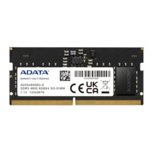 Memoria Laptop 8Gb Ddr5 4800Mhz Adata Ad5S48008G-S