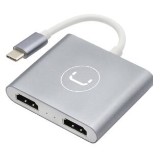 Hub Unno Tekno Hb1103Sv Usb C To Dual Hdmi Hub-Adaptador