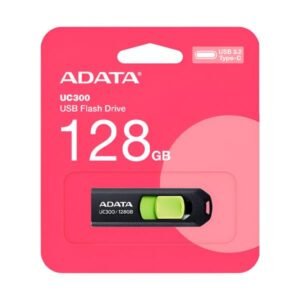 Memoria Usb 128Gb 3.2 Adata Uc300 Type-C Acho-Uc300-128G-Rbk-Gn