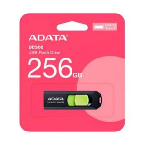 Memoria Usb 256Gb 3.2 Adata Uc300 Type-C Acho-Uc300-256G-Rbk-Gn