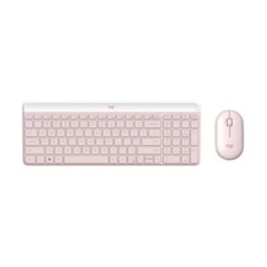 TECLADO Y MOUSE LOGITECH MK470 SLIM COMBO ROSE INGLES 920-011313