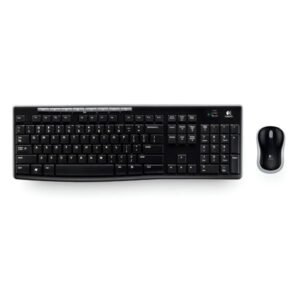 Teclado Y Mouse Combo Inalambrico Logitech Mk270 Negro 920-004536