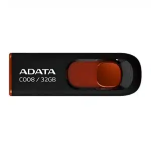 Memoria Usb 32Gb Adata Black+Red  Ac008-32G-Rkd