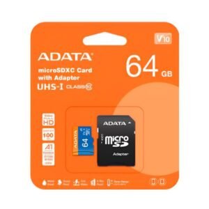 Memoria Micro Sd 64Gb Clase 10 Adata Ausdx64Guicl10A1-Ra1