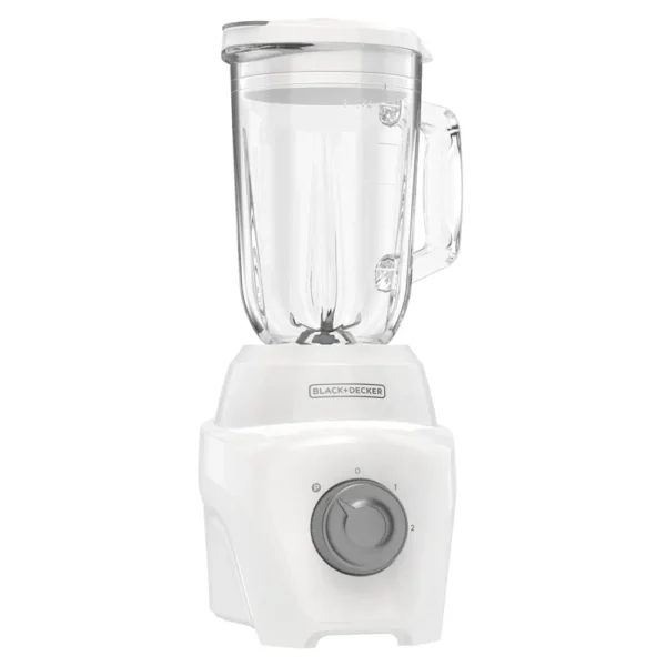 Black + Decker licuadora ice crush Vidrio 2vel 700W blanca - BL0876-0WDLA