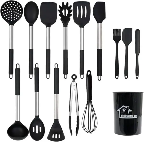 Set De Cucharas Plasticas De Cocina