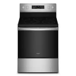 Cocina eléctrica al piso 30" AirFry Gris Whirlpool