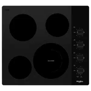Plantilla eléctrica 24" 4 elementos de calor Negro Whirlpool