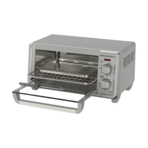Black+Decker Horno tostador de 4 rebanadas convección natural, TO4120-1SDLA